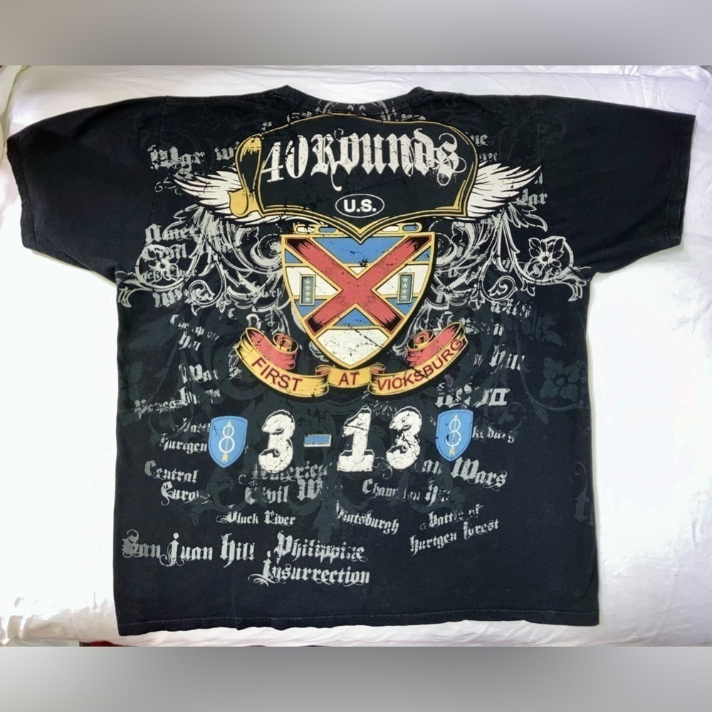 APPRIME Courage For All  Mens XL black 3-13 First At Vicksburg T-Shirt